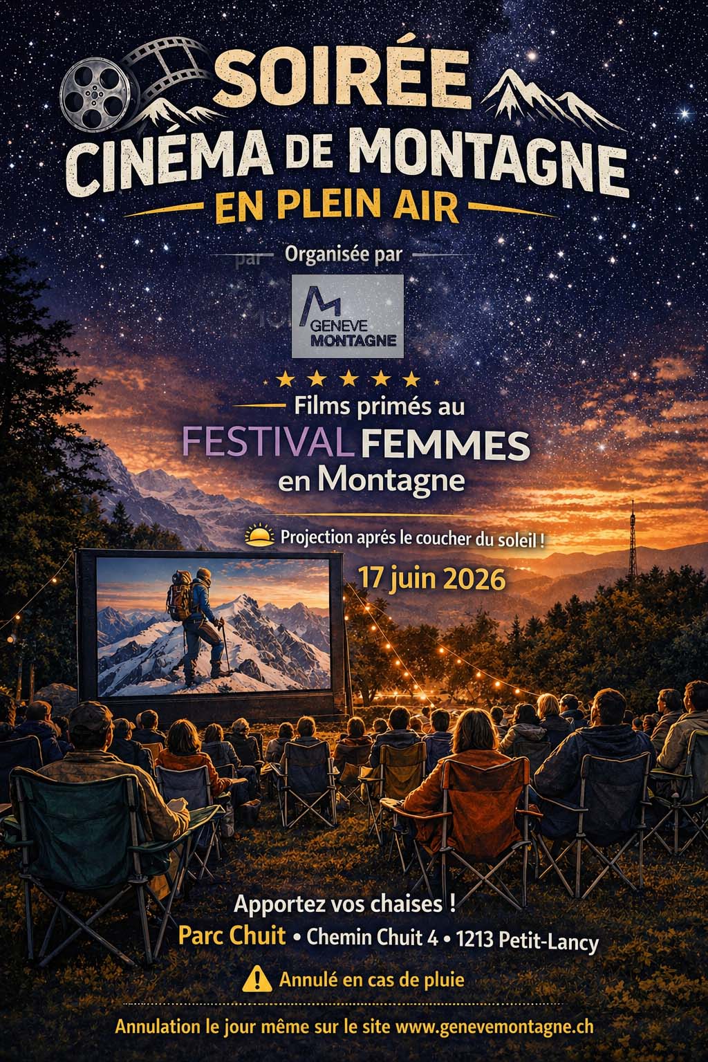 Genève Montagne fait son cinéma